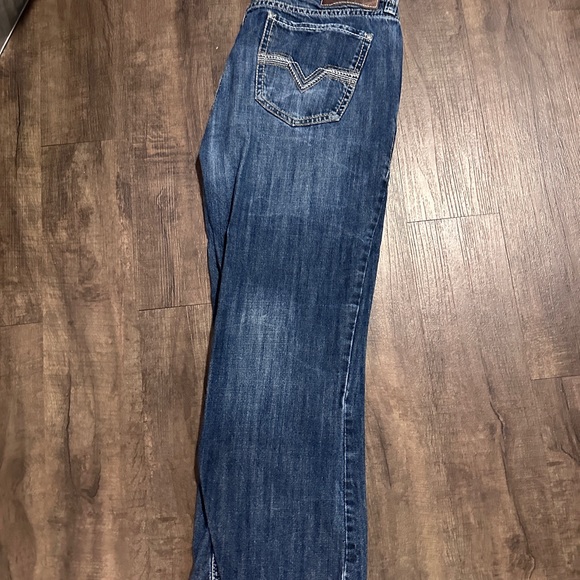 Rock and Roll Denim double barrel boot cut jeans. 40x30 - Picture 2 of 8